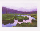 Cirque Meadows watercolor note card
