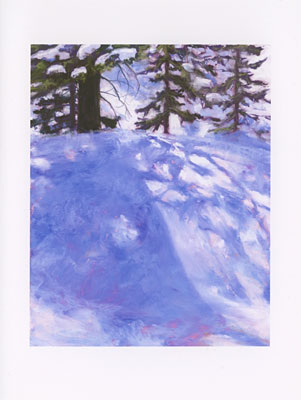 Ruby Jewel Morning watercolor note cards